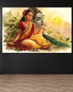 Divine Shiv-Parvati Canvas Art (2x3 Fit)