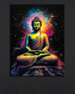 Cosmic Buddha Canvas Art (2x3 Fit)