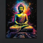 Cosmic Buddha Canvas Art (2x3 Fit)