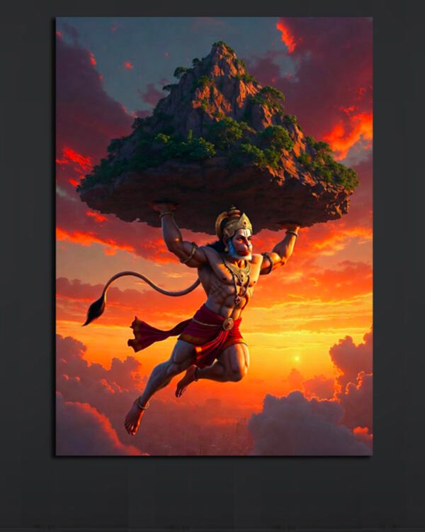 Hanuman Canvas Art (2x3 Fit)