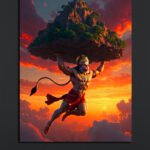 Hanuman Canvas Art (2x3 Fit)