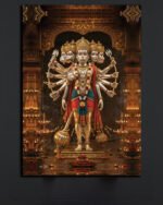 Panchamukhi Hanuman Wall Art (2x3 Fit)