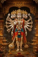 Panchamukhi Hanuman Wall Art (2x3 Fit) - Image 2