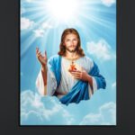 Sacred Heart of Jesus Canvas Art (2x3 Fit)