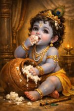 Little Krishna Canvas Art (2x3 Fit) - Image 2