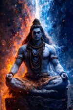 Lord Shiva Meditation Canvas (2x3 Fit) - Image 2