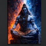 Lord Shiva Meditation Canvas (2x3 Fit)