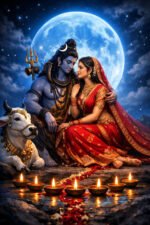 Shiva Parvati Divine Canvas Art (2x3 Fit) - Image 2