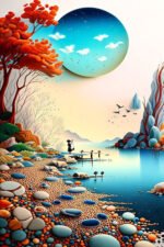 Surreal Landscape Art Canvas (2x3 Fit ) - Image 2