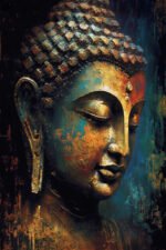 Buddha Abstract Wall Art ( 2x3 Fit) - Image 2
