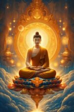 Golden Buddha Wall Art ( 2x3 Fit ) - Image 2