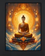 Golden Buddha Wall Art ( 2x3 Fit )