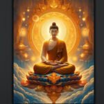 Golden Buddha Wall Art ( 2x3 Fit )