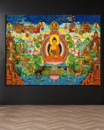 Buddhist Thangka Wall Art (2x3 Fit)