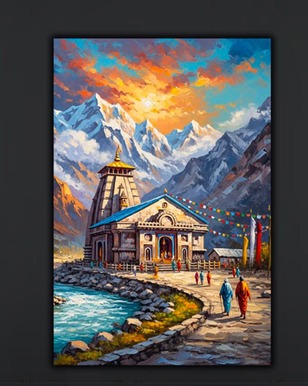 Himalayan Temple Canvas Art ( 2x3 fit )