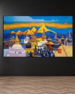 Kathmandu Valley Landmarks Painting ( 2x3 Fit )