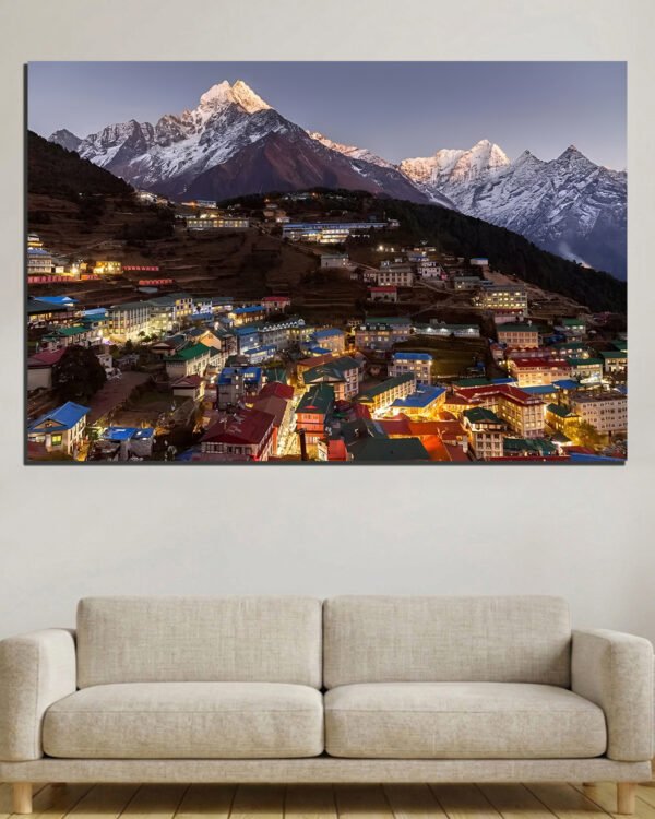 Himalayan Village Canvas Print (2x3 Fit)