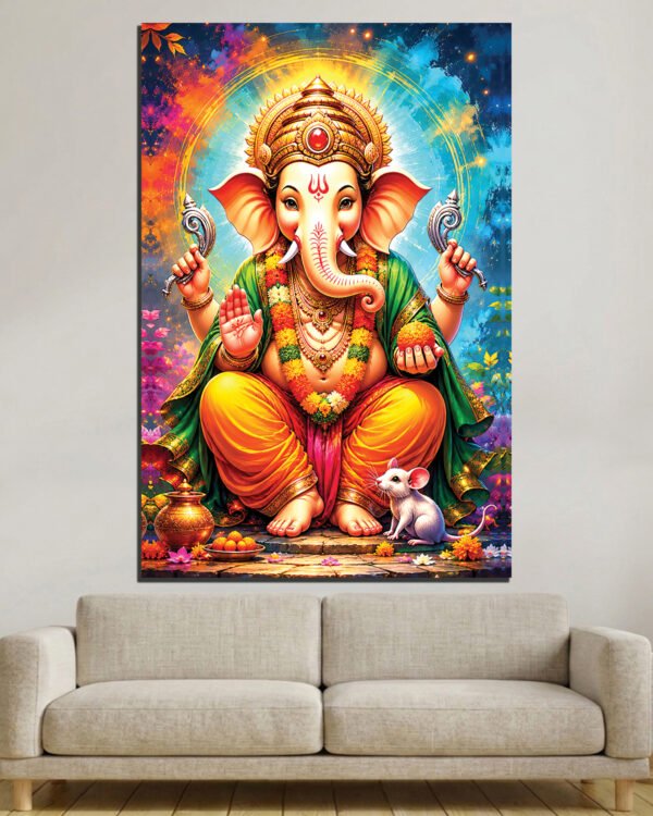 Lord Ganesha Decorative Idol ( 2x3 Fit )