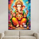 Lord Ganesha Decorative Idol ( 2x3 Fit )