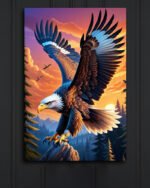 Majestic Eagle Canvas Art ( 2x3 Fit )
