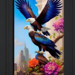 Majestic Eagles Wall Art ( 12x18")