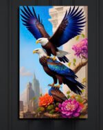Majestic Eagles Wall Art ( 12x18")