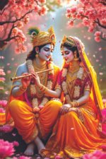 Radha Krishna Divine Canvas (16x24") - Image 2