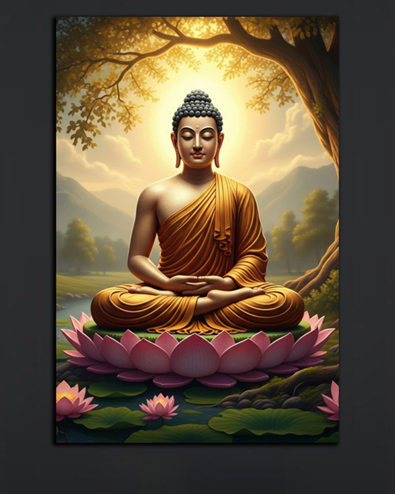 72 a Serene Buddha Wall Art ( 2x3 Fit ) - Image 1