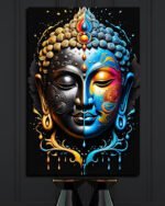 Colorful Buddha Wall Art (2x3 Fit)