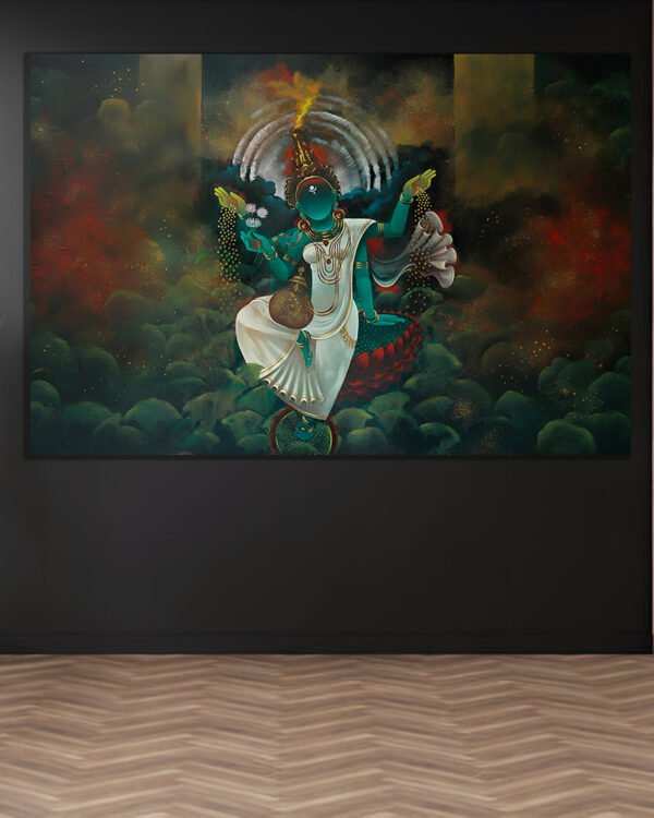 Dancing Shiva Canvas Art ( 2x3 Fit )