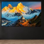 Himalayan Sunrise Canvas Art ( 2x3 Fit )