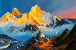Himalayan Sunrise Canvas Art ( 2x3 Fit ) - Image 2