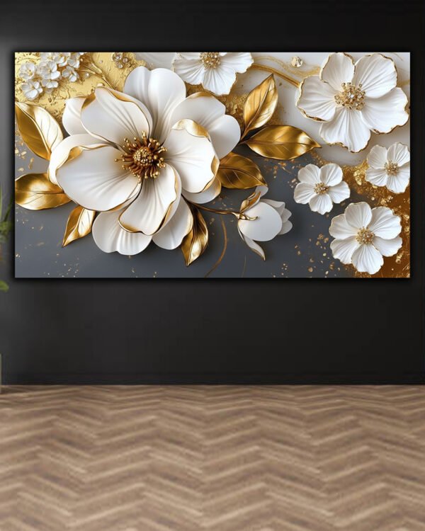 Elegant Floral Wall Art ( 16x24" )