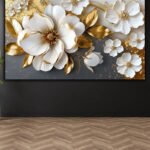 Elegant Floral Wall Art ( 16x24" )