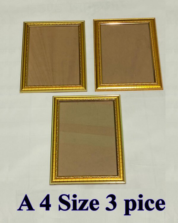 A4 Size Certificate Fram 3 Pice