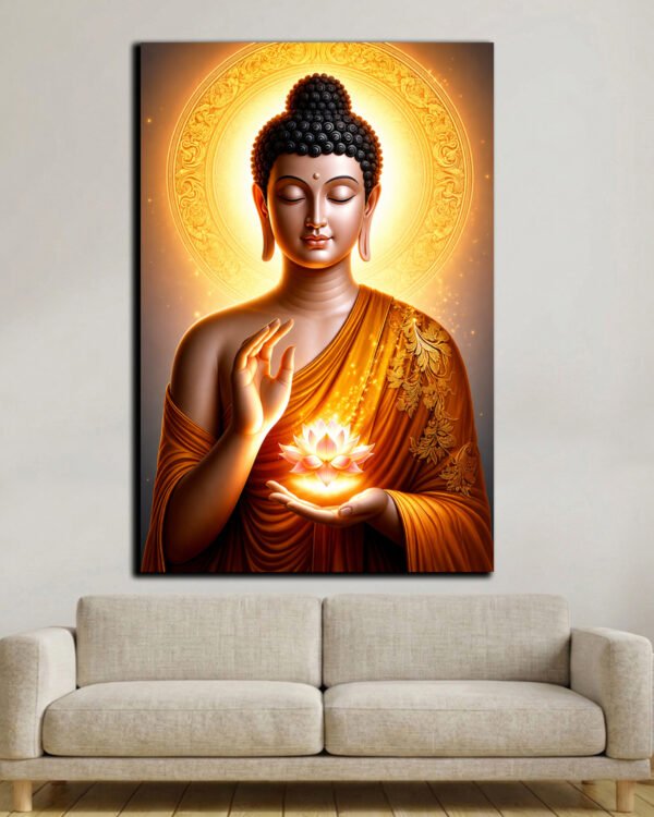 Gold Buddha Sun Set 2x3 Fit