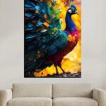 peacocks clour desing 2x3 fit