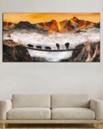 himalayan canvas art 2x4 fit