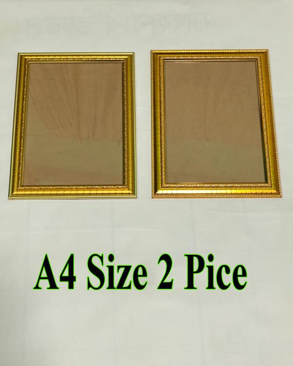 A4 Gold Photo Frames (Set of 2)