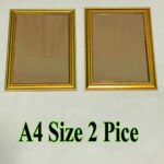 A4 Gold Photo Frames (Set of 2)