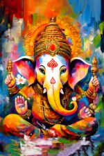 rangin canvas ganesh 2x3 fit - Image 2
