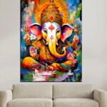 rangin canvas ganesh 2x3 fit