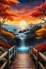 sunset jharana 2x3 fit - Image 2