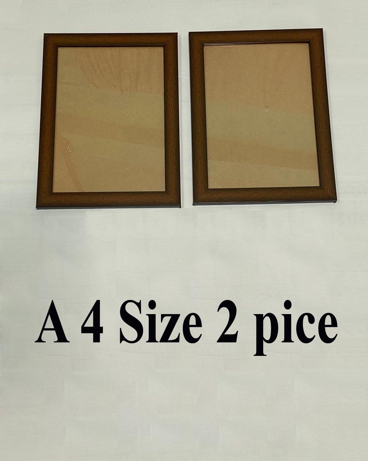 5 A4 Certificate Wooden Photo Frame 2 Pice - Image 1