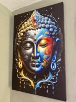 Black Buddha 18x24 inch