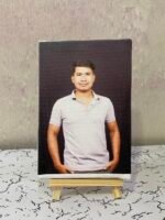 Art stand with machine made printing Canvas 4x6 Size