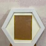 Fram Round 5x7 White Only Frame